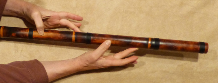 Zacciah Blackburn low Bb3 flute with finger hole layout T14-13
