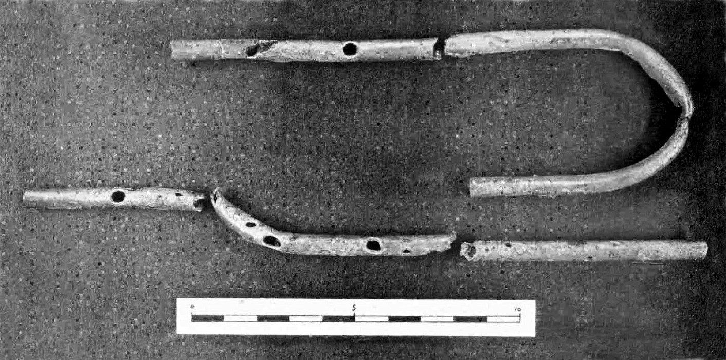 Excavated Fragments of the Silver Double-Flute of Ur