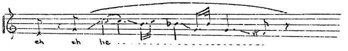 Figure 3. Flathead vocal love song (26)